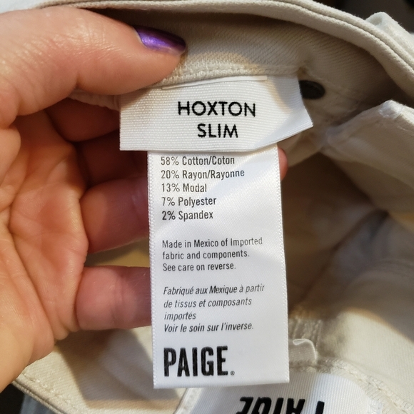 Paige Hoxton Slim Raw Hem size 26 - Picture 8 of 9